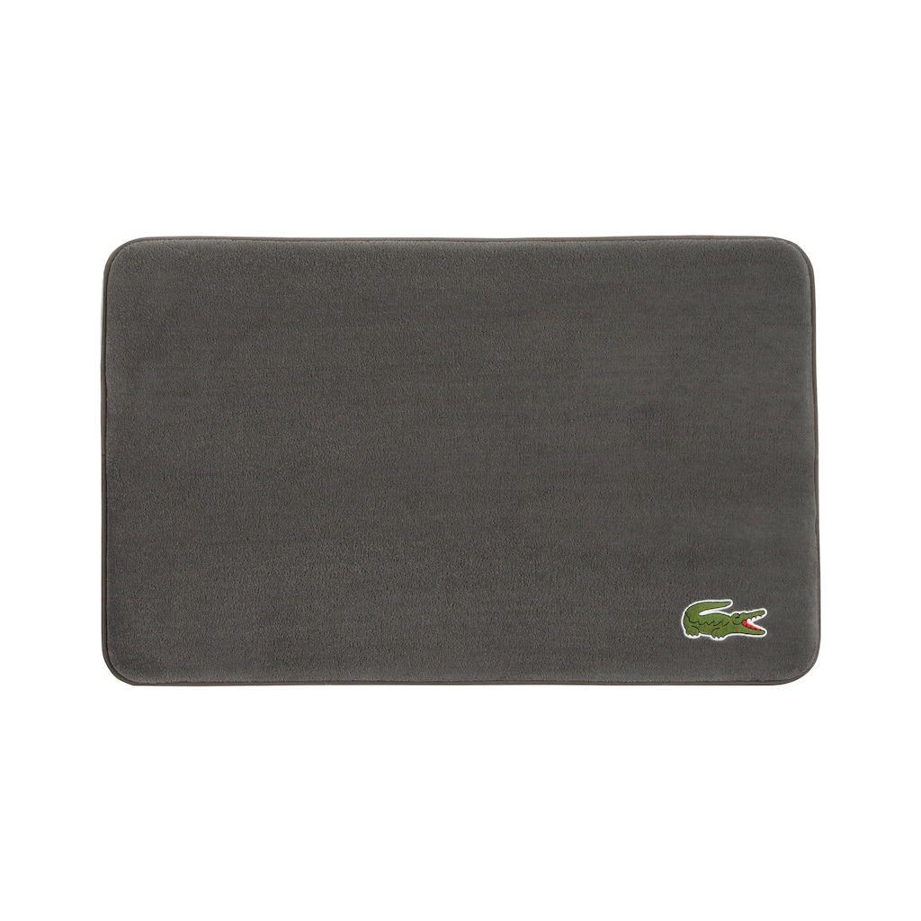 Lacoste Croc Memory Foam Non-Slip Bath Rug