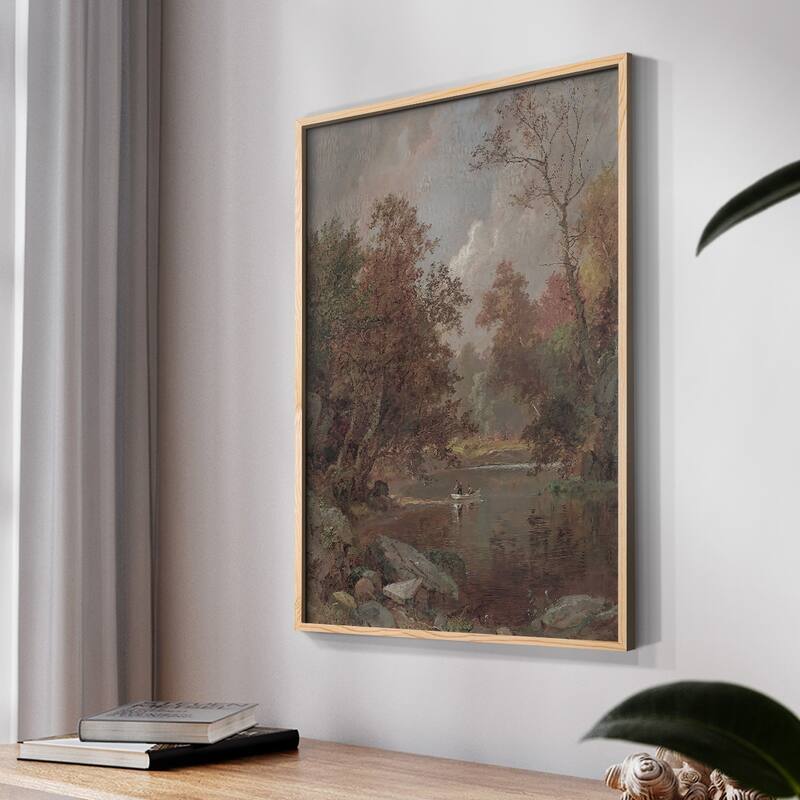 Vintage Landscape XXXVII -Framed Print