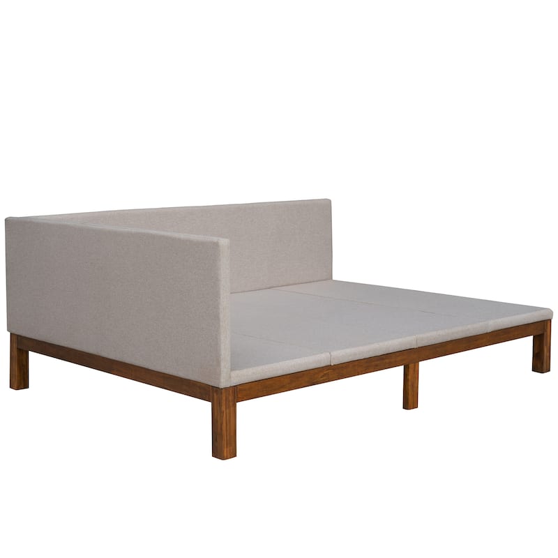 Upholstered Daybed/Sofa Bed Frame Full Size Linen Bed Bath & Beyond