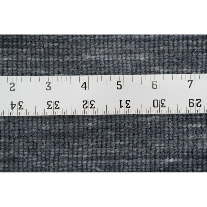 Hand Knotted Oriental 100% Wool Carpet Tribal Animal Pictorial Navy Blue & Blues Gabbeh Area Rug - 9' 11'' X 8' 0''