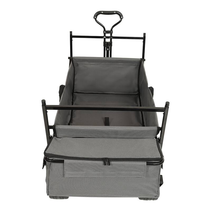 480 lb Folding Wagon Stroller with Canopy & Mosquito Net