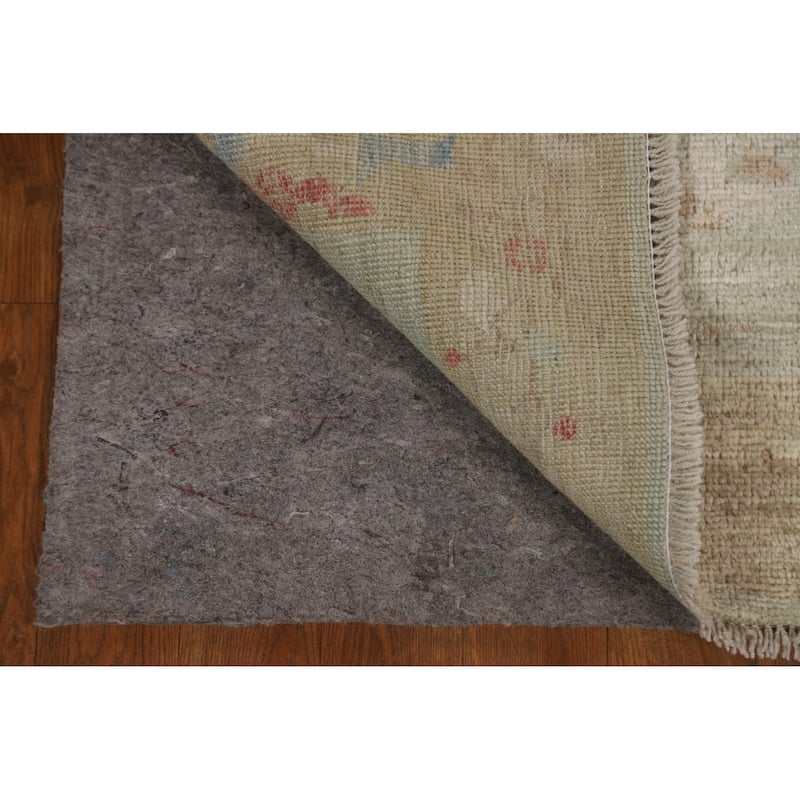 Muted Art Deco Oriental Home Decor Area Rug Hand-knotted Wool Carpet - 3'11" x 4'11"