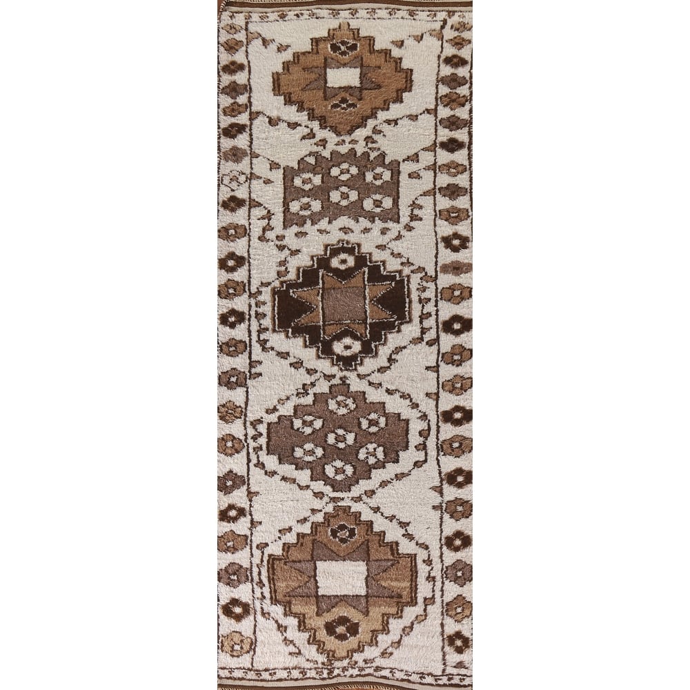 Anatolian Runner Rug Hand-knotted Oriental Wool Carpet - 3'5"x 11'5"