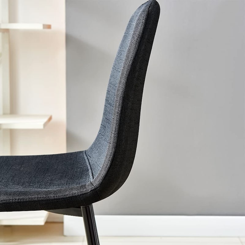 Modern Upholstered Cover Dining Chair for Kitchen, Set of 4 - N/A