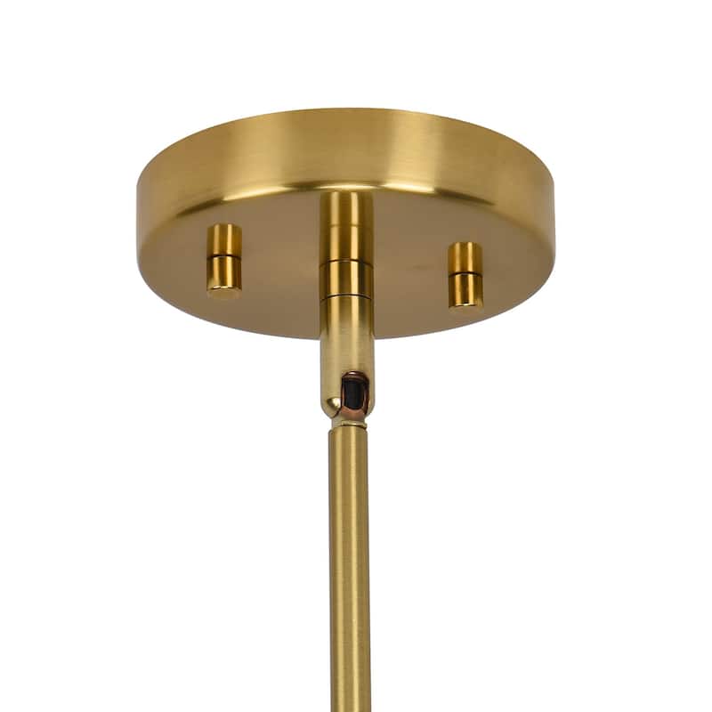 9-Light Sputnik Chandelier - Brass