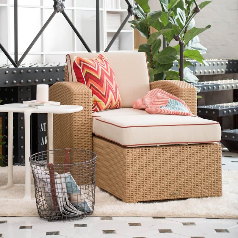 Magnolia Resin All-Weather Club Chair with Cushions