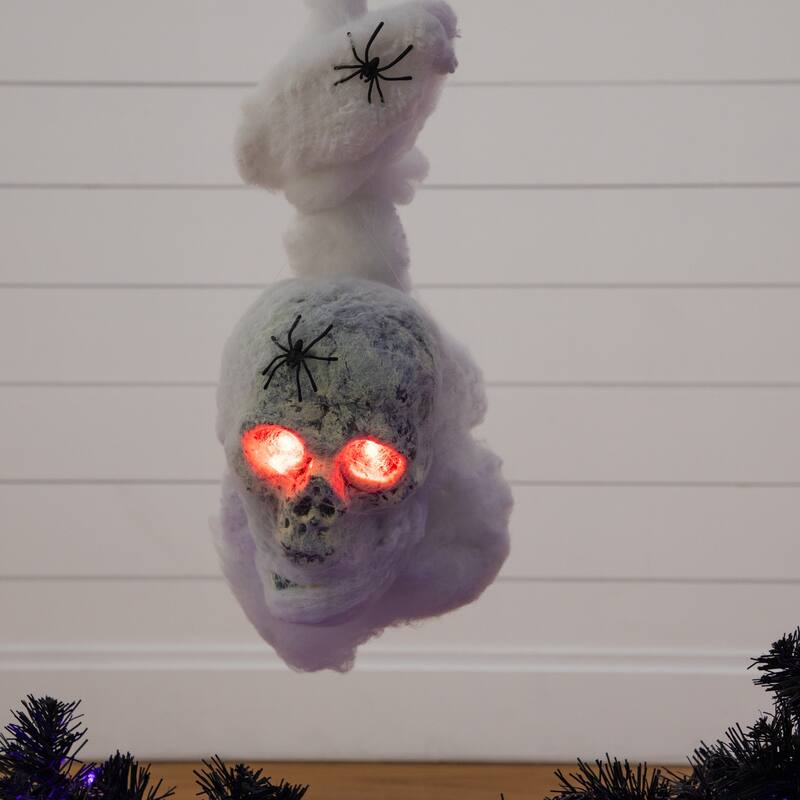 4-ft Pre-Lit Halloween Black Moon Tree with 250 LED Lights