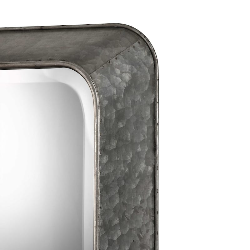 Beveled Rectangular Wall Mirror - Silver - 30.25"