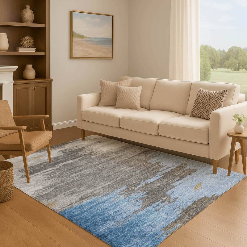 Premium Washable Super Soft Abstract Glam Mayfield Rug