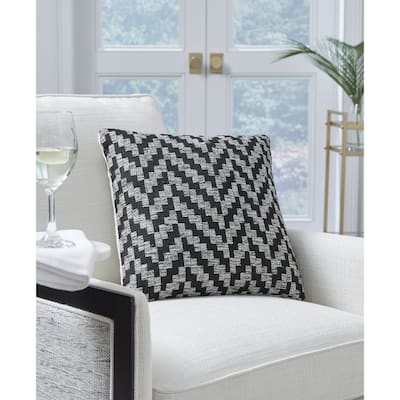 Signature Design by Ashley Tenslock Next-Gen Nuvella Black/White Pillow