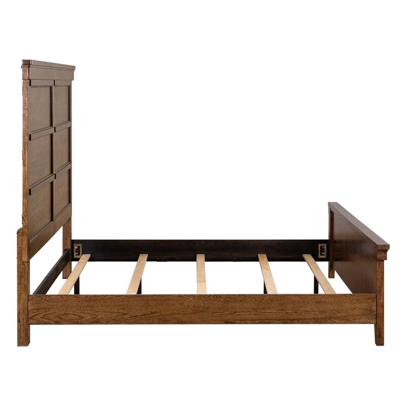 Liberty Furniture Carolina Park Oak Panel Bed - King, Queen