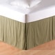 preview thumbnail 3 of 2, Mini Green Bed Skirt Queen