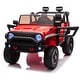 preview thumbnail 92 of 98, 24V Ride-On Car with Double Seat Bluetooth Remote Control MP3 Player and LED Lights