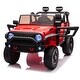 preview thumbnail 72 of 98, Kids Electric Truck with Trailer, 24V Battery, Bluetooth, MP3, Four-Wheel Suspension, for Off-Road Adventures