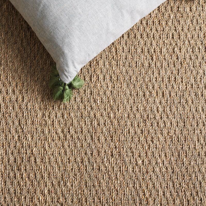 SAFAVIEH Natural Fiber Lovie Farmhouse Seagrass Rug