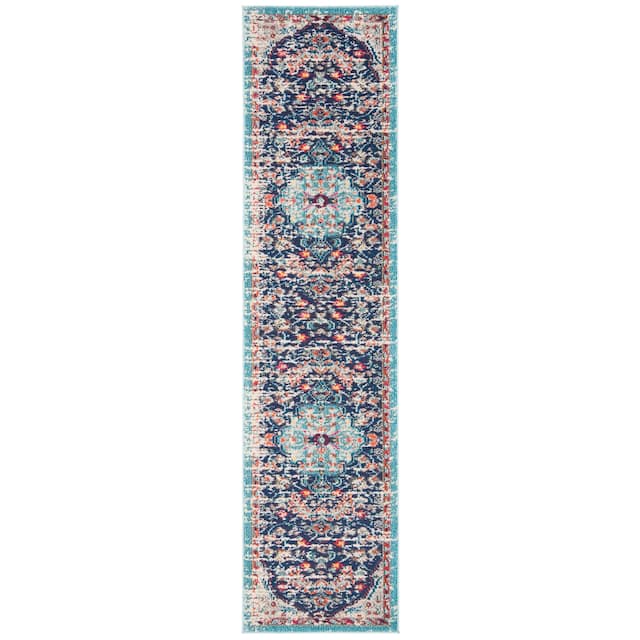 SAFAVIEH Madison Sabire Boho Medallion Distressed Rug