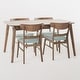 preview thumbnail 14 of 21, Bryner Mid-Century Modern 5 Piece Dining Set by Christopher Knight Home