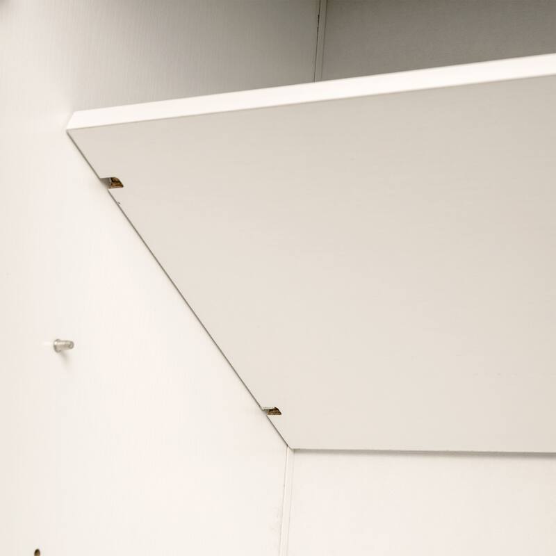 71" Tall Arched Farmhouse Pantry Cabinet with Glass Barn Door, Adjustable Shelves for Kitchen or Dining Room