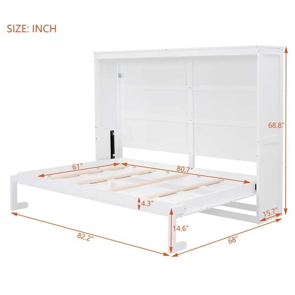 dimension image slide 0 of 4, Murphy Bed Wall Bed