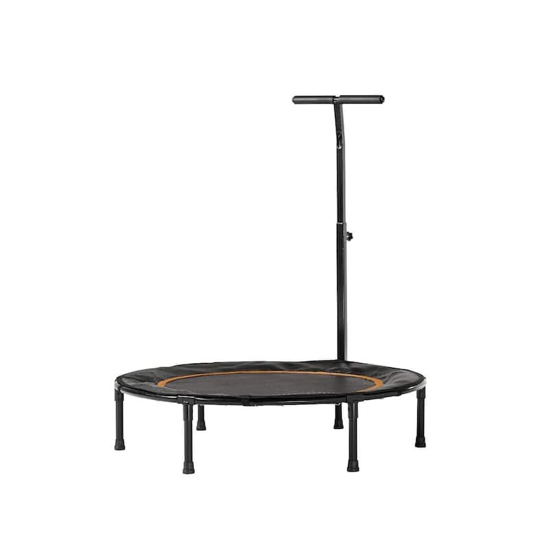 40 Inch Fitness Trampoline with Handlebar - Mini Rebounder for Cardio, Balance Training & Home Workouts - 9