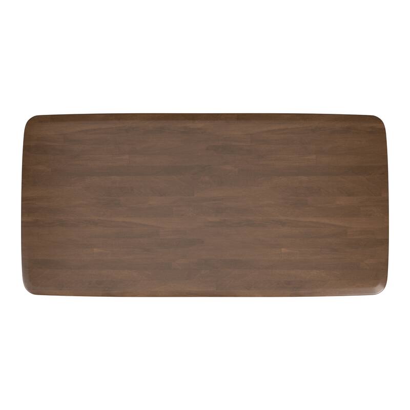 Norvik Wave Base Wood Dining Table by iNSPIRE Q Modern