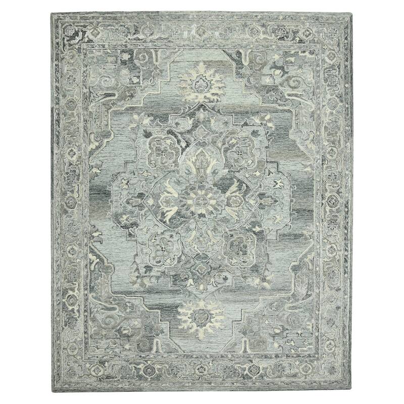 HomeRoots Oriental Transitional Rectangle Area Rug