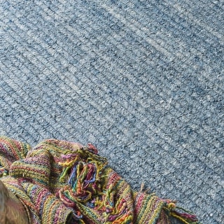 EXQUISITE RUGS Kaza Hand-loomed New Zealand Wool Blue Area Rug. - Bed ...