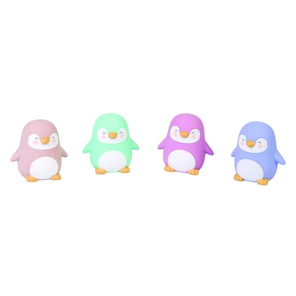 slide 2 of 4, Saro Penguins Party Bath Toys - Multi Multi