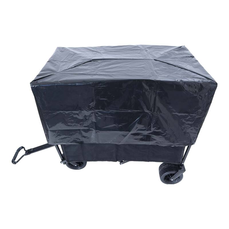 3.1 cu ft. Steel Foldable Wagon Cart
