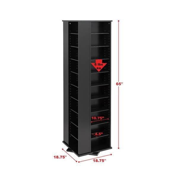 Large 4-sided Spinning Media Tower
