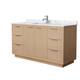 Option Light Straw / White Carrara Marble Top / Brushed