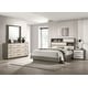 preview thumbnail 1 of 41, Fenwick California King Bedroom Set Grey Oak Queen - 4 Piece