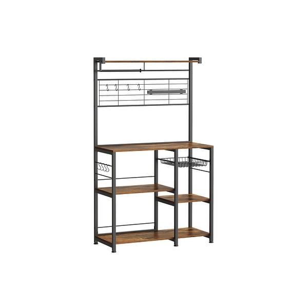 Bakers Rack Kitchen Shelf Kitchen Island Microwave Oven Stand