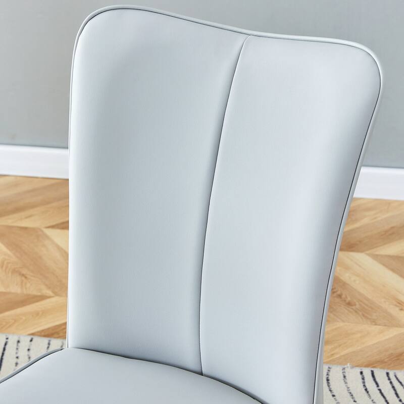 4PCS Metal Dining Chairs With Metal Legs
