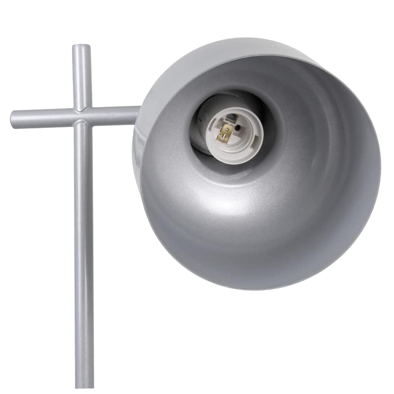 Metal Adjustable Spotlight Floor Lamp with Rotary Switch - 10.55 x 7.87 x 54.72 in. (L x W x H)