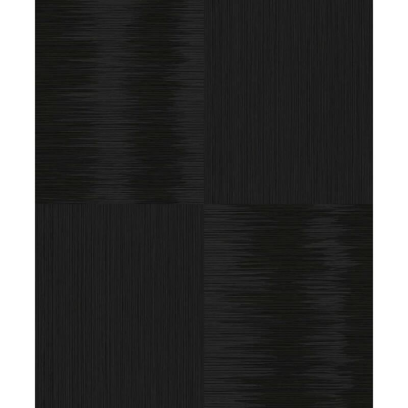 Seabrook Designs Ginza Stria Squares Non-Woven Unpasted Wallpaper