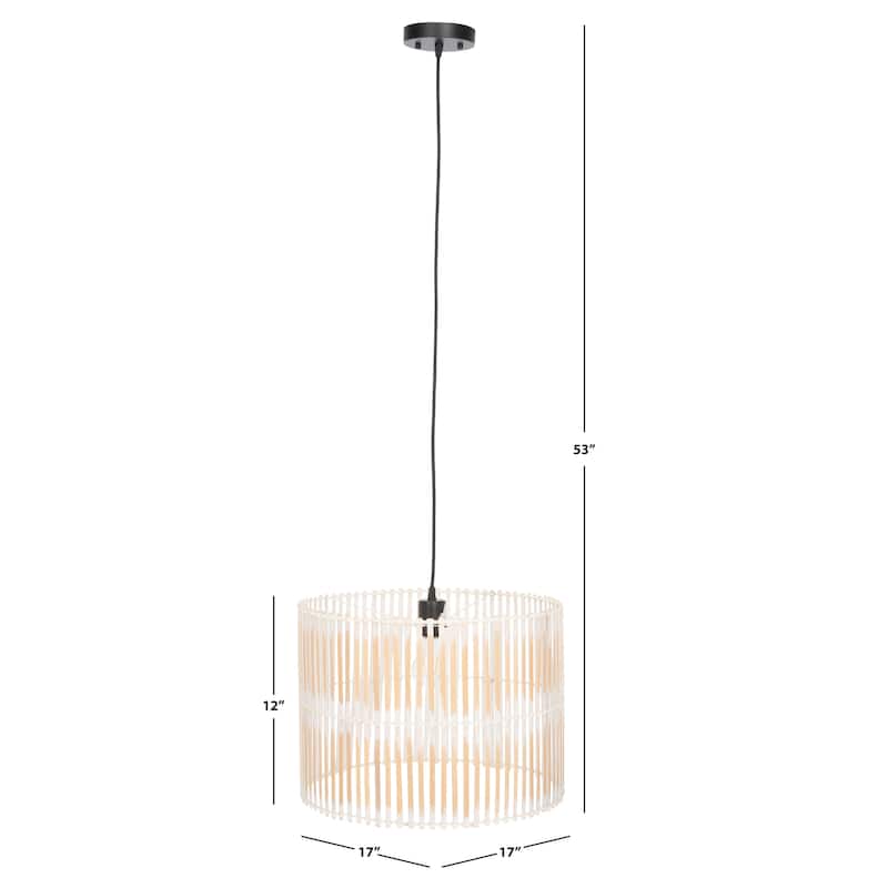 SAFAVIEH Lena 17-inch Pendant Light - 17 In. W x 17 In. D x 12 In. H - 17Wx17Dx12H