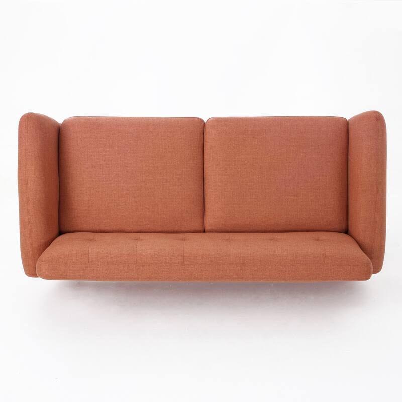 Mid-Century Modern Upholstered Tufted Loveseat