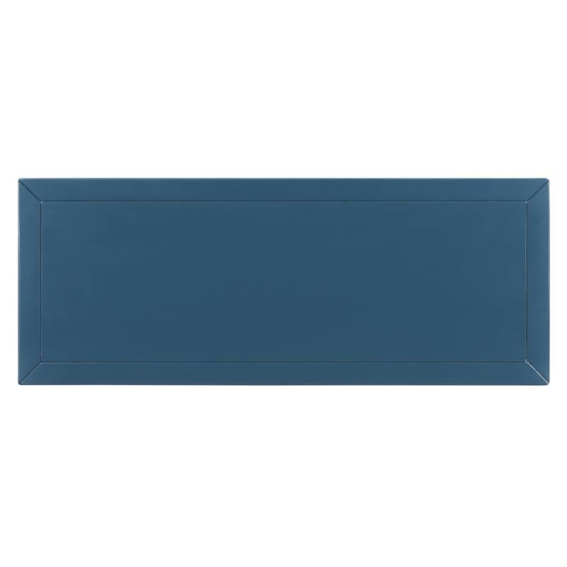 Traditional Design Console Table with Drawers and Shelf