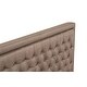 preview thumbnail 28 of 28, 3 Pc Bed Set - Bed Frame with Brown Linen Fabric Padded - Button Tufted Headboard - 2 Wooden Nightstand (Bed Size Options)
