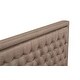 preview thumbnail 14 of 28, 3 Pc Bed Set - Bed Frame with Brown Linen Fabric Padded - Button Tufted Headboard - 2 Wooden Nightstand (Bed Size Options)