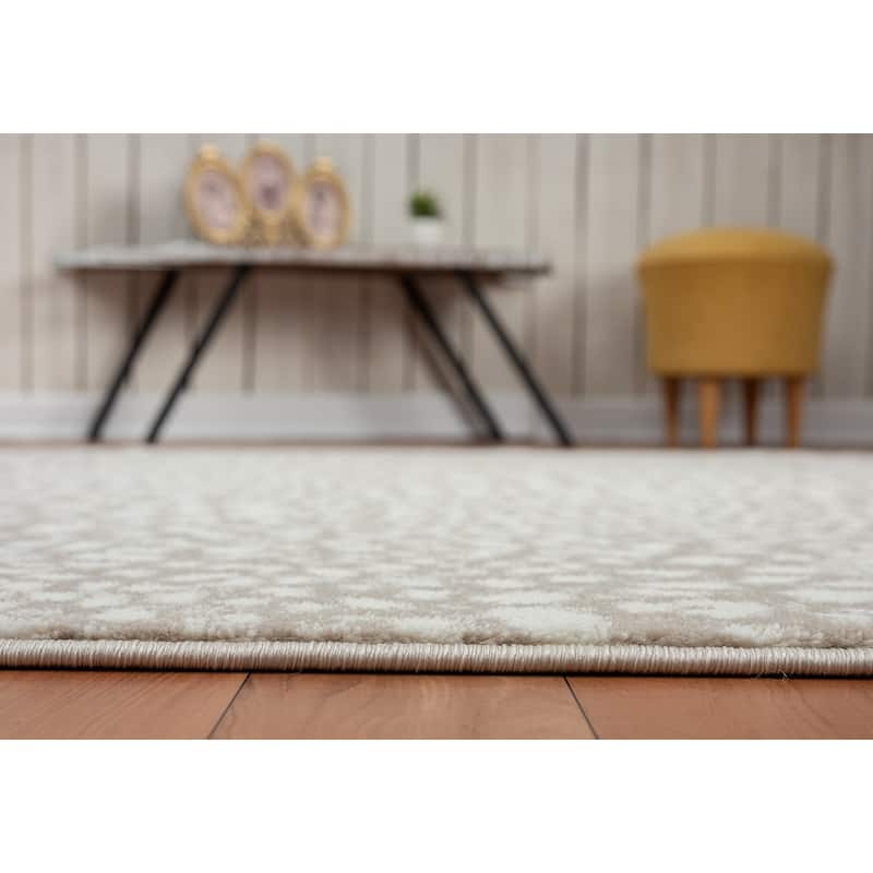 Abani Rugs Arto Contemporary Cheetah Print Area Rug