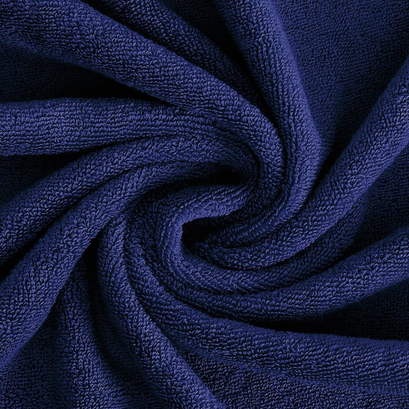 Feather and Stitch NY 650 GSM Premium Cotton 6 Piece Towel Set Super Absorbent Quick Dry Spa Quality