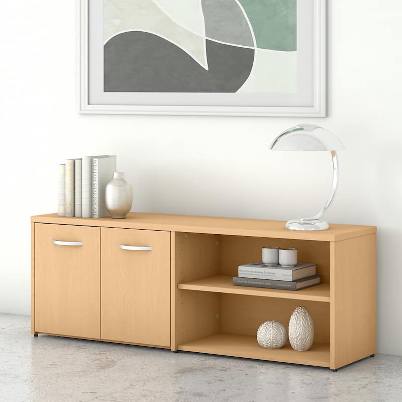 Studio C Low Storage Cabinet with Doors by Bush Business Furniture