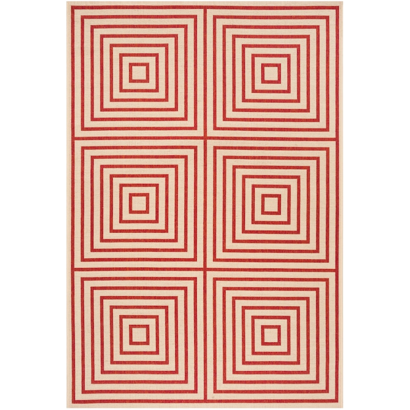 SAFAVIEH Linden Loris Indoor/ Outdoor Waterproof Patio Backyard Rug
