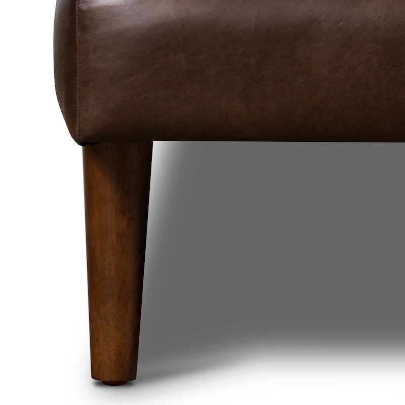Poly & Bark Napa 104.5" Left Sectional Sofa - Full Grain Genuine Italian Leather
