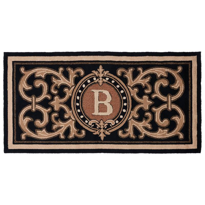 SAFAVIEH Handmade Monogram Bruneta Casual Rug