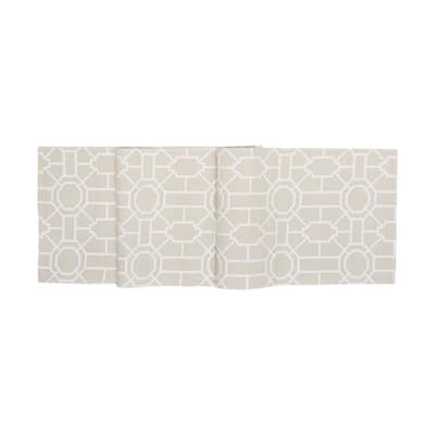 Trellis Woven Table Runner - 13" x 72"