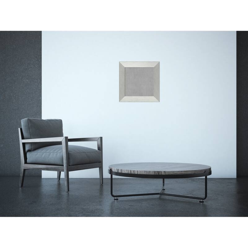 Amanti Art Brushed Sterling Silver Framed Magnetic Board