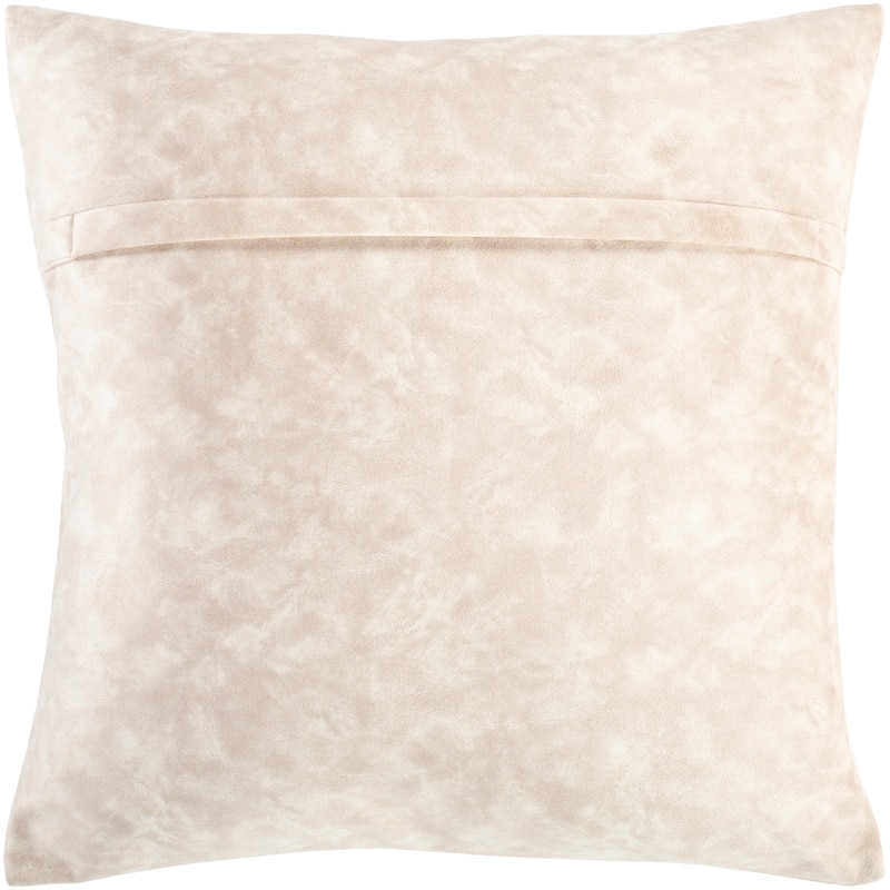 Yasemin Faux Suede Abstract Throw Pillow